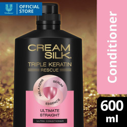 Cream Silk Triple Keratin Rescue Ultimate Straight 600ml