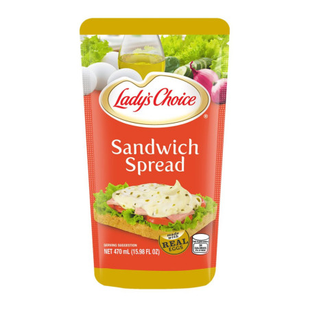 Lady's Choice Regular Sandwich Spread 470ML Pouch