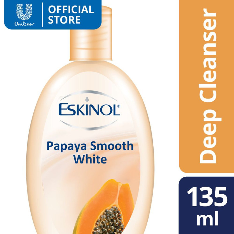 Eskinol Deep Cleanser Papaya Smooth White 135ML