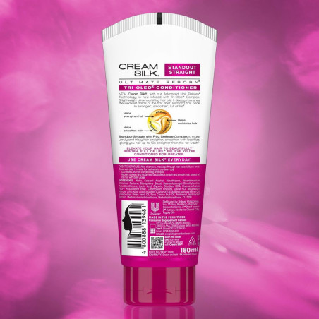 Cream Silk Ultimate Reborn Standout Straight Tri-Oleo Conditioner 180ml