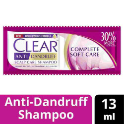 Clear Anti Dandruff Shampoo Complete Soft Care 13ML