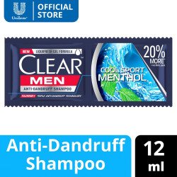 Clear Men Anti Dandruff Shampoo Cool Sport Menthol 12ML