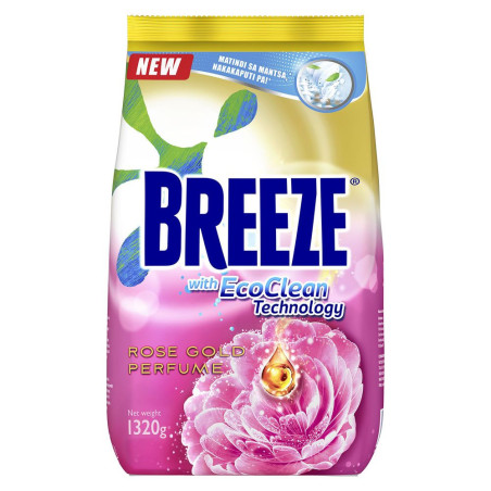 Breeze Powder Detergent with Rose Gold Perfume 1320G Pouch