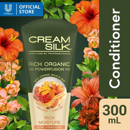 Cream Silk Rich Organic Powerfusion Rich Moisture Ultra Conditioner 300ml