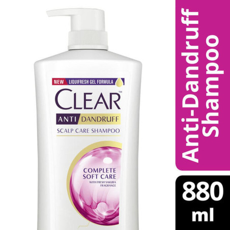 Clear Women Anti Dandruff Shampoo Complete Soft Care 880ml