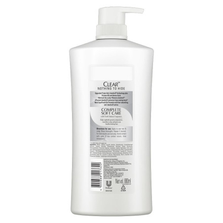 Clear Women Anti Dandruff Shampoo Complete Soft Care 880ml