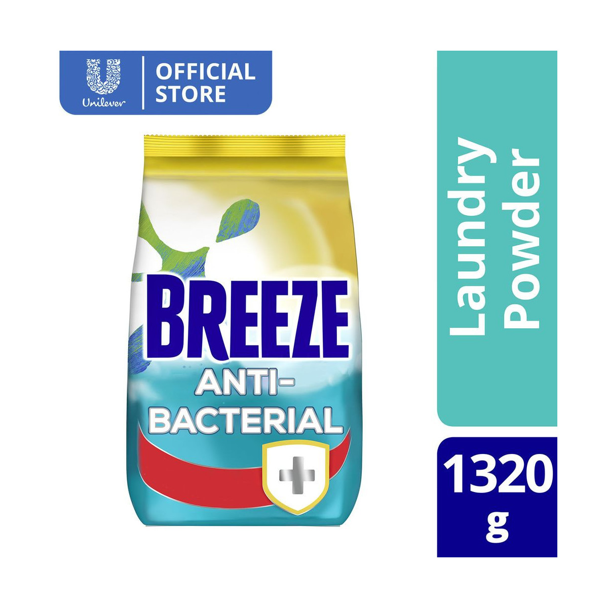 Breeze Powder Detergent Anti-Bacterial 1320G Pouch