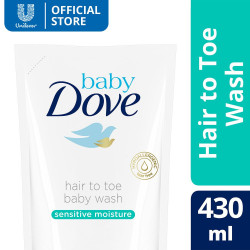 Baby Dove Hair to Toe Wash Sensitive Moisture Refill 430ml