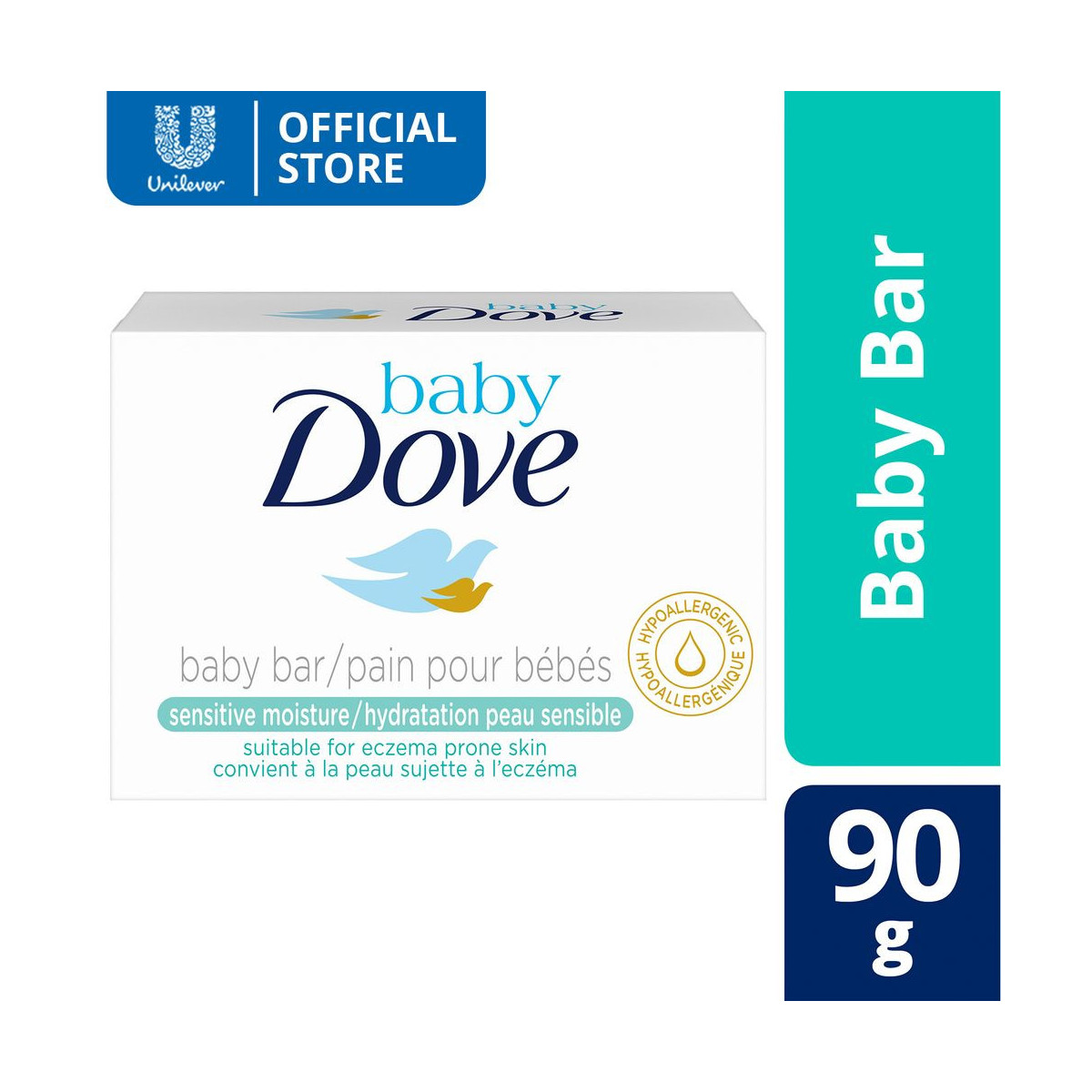 Baby Dove Baby Bar Sensitive Moisture 90g