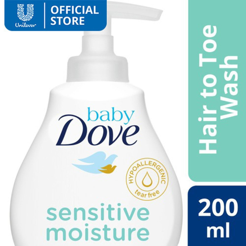 Baby Dove Hair To Toe Wash Sensitive Moisture 200ML