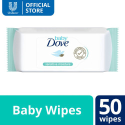Baby Dove Sensitive Moisture Wipes 50s