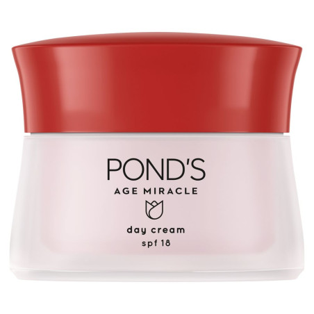 POND'S Age Miracle Anti Aging Day Cream SPF 18 with Retinol C and Niacinamide for Skin Renewal 10g