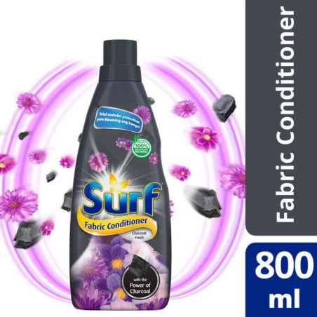 Surf Fabric Conditioner Charcoal Fresh 800ML Bottle