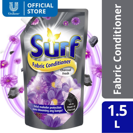 Surf Fabric Conditioner Charcoal Fresh 1.5L Pouch