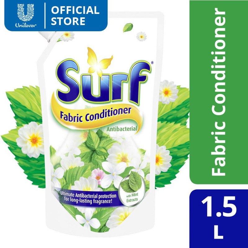 Surf Fabric Conditioner Antibacterial 1.5L Pouch