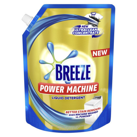 Breeze Liquid Detergent Powermachine with Ultraclean Concentrate 2.5L Bottle