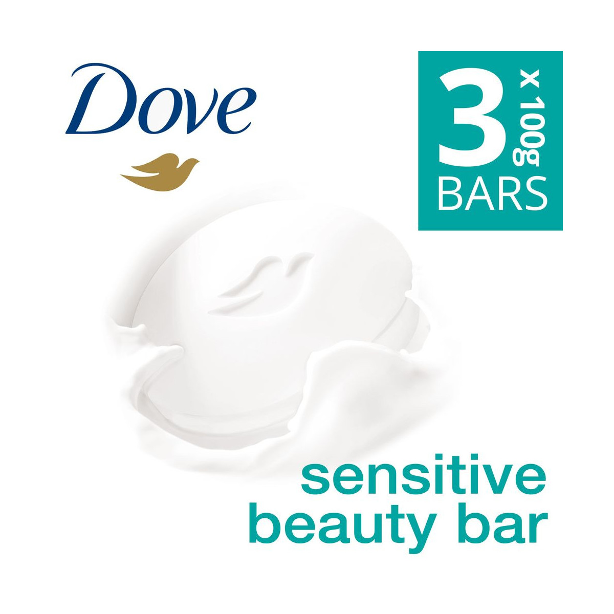 Dove Bar Sensitive Skin 100G 3x