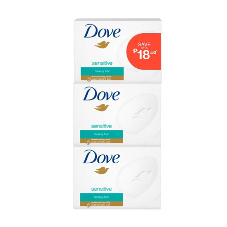 Dove Bar Sensitive Skin 100G 3x