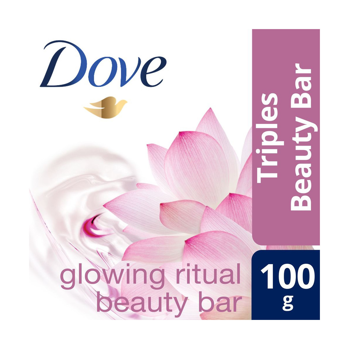 Dove Bar Glowing Lotus 100G 3x