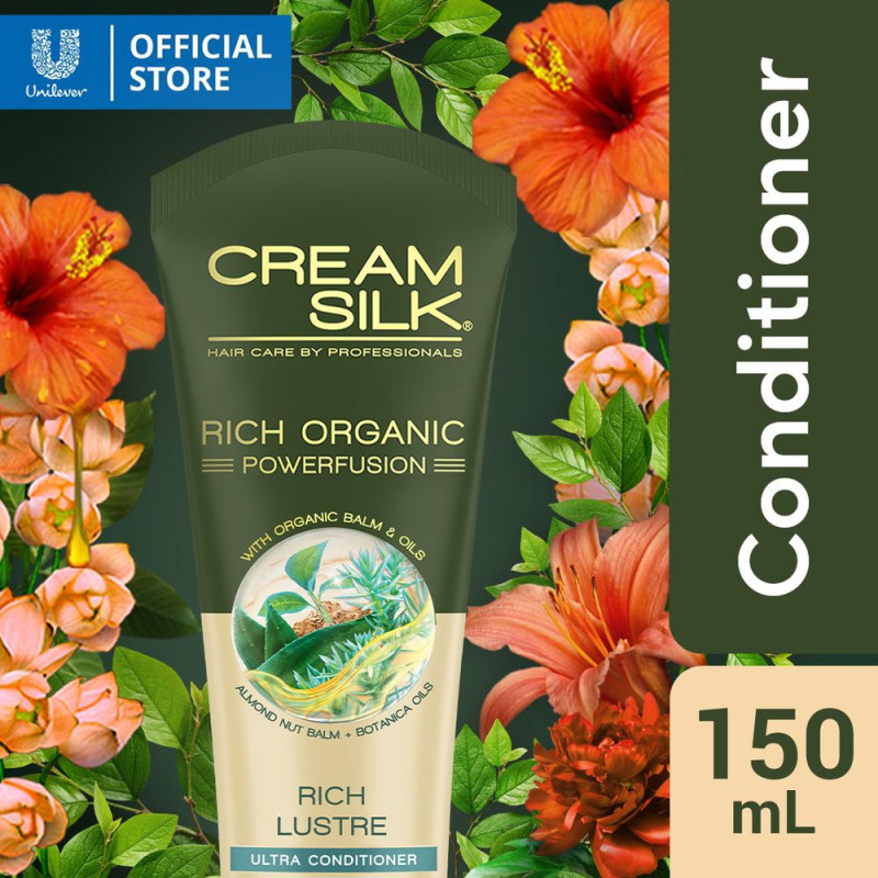Cream Silk Rich Organic Powerfusion Rich Moisture Ultra Conditioner 150ml