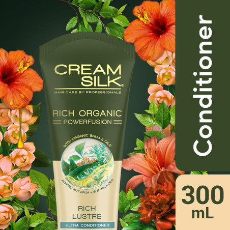 Cream Silk Rich Organic Powerfusion Rich Lustre Ultra Conditioner 300ml