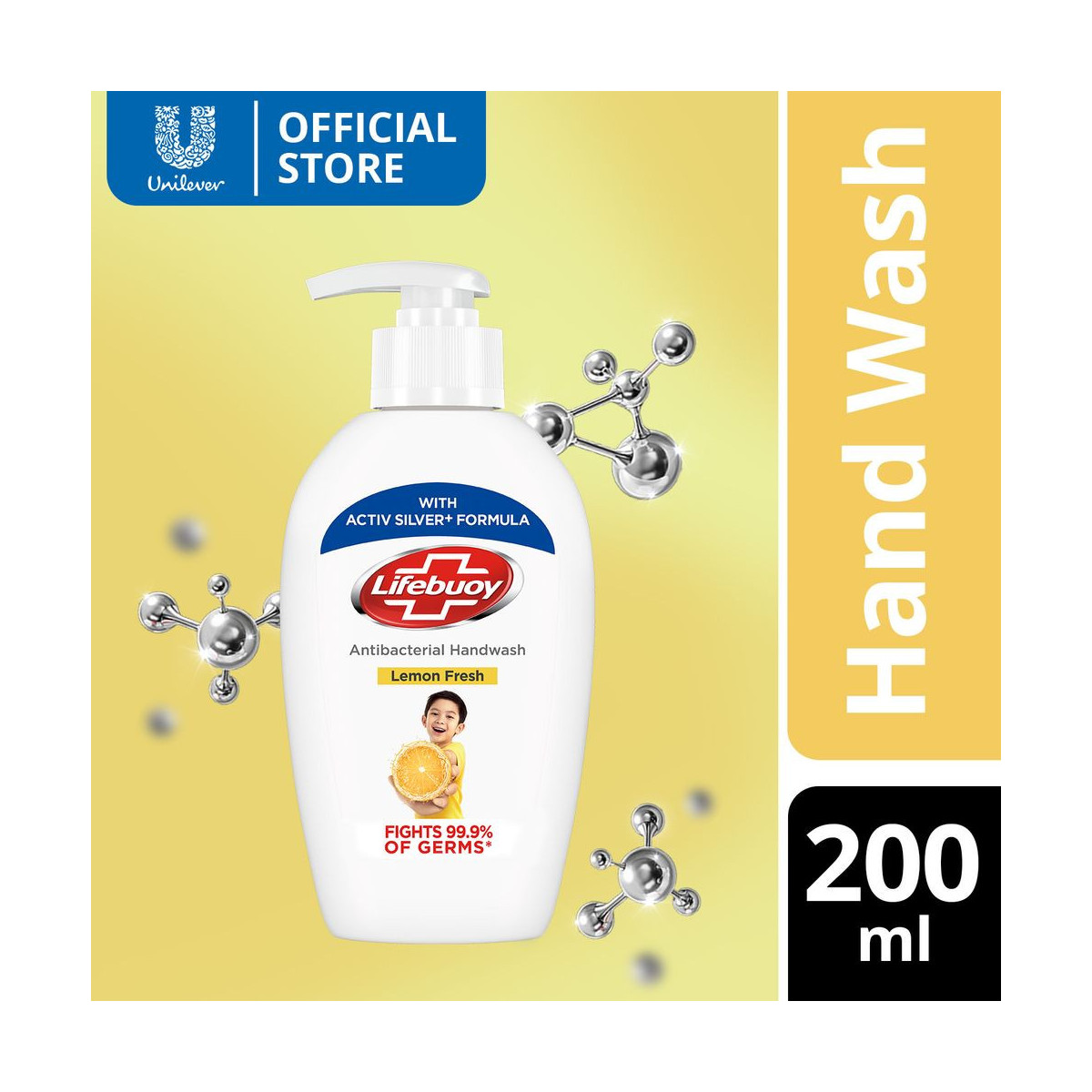 Lifebuoy Antibacterial Handwash Lemon Fresh 200ml