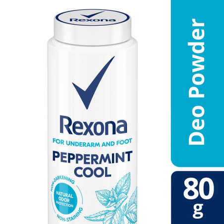 REXONA 3-IN-1 DEO POWDER PEPPERMINT COOL 80G