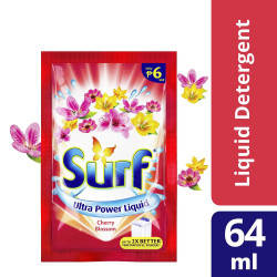 Surf Cherry Blossom Laundry Liquid Detergent 64ML Sachet