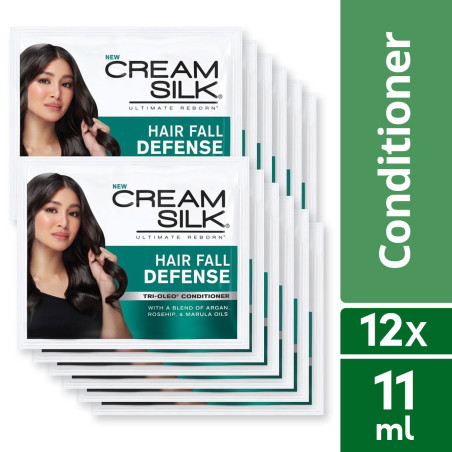 [BUNDLE OF 12] Cream Silk Conditioner Hairfall Defense 11ML