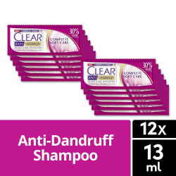 [BUNDLE OF 12] Clear Anti Dandruff Shampoo Complete Soft...
