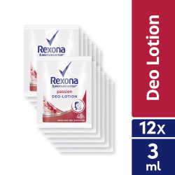 [BUNDLE OF 12] Rexona Women Deodorant Lotion Passion 3ML