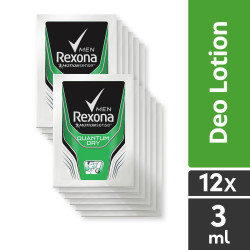 [BUNDLE OF 12] Rexona Men Deodorant Lotion Quantum Dry 3ML