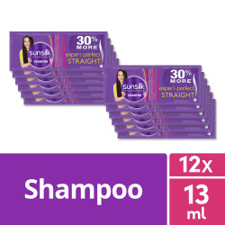 [BUNDLE OF 12] Sunsilk Shampoo Expert-Perfect Straight 13ML