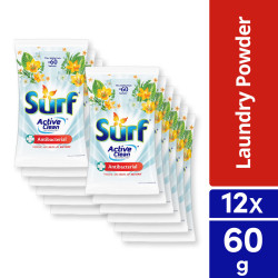 Surf Powder Detergent Antibacterial 60G Sachet