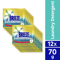 [BUNDLE OF 12] Breeze Anti-Bacterial Powder Detergent 60G...
