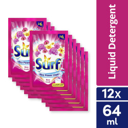 Surf Rose Fresh Laundry Liquid Detergent 64ML Sachet
