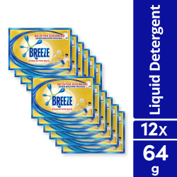 Breeze Liquid Detergent with Stain-Action Bula 64ML Sachet
