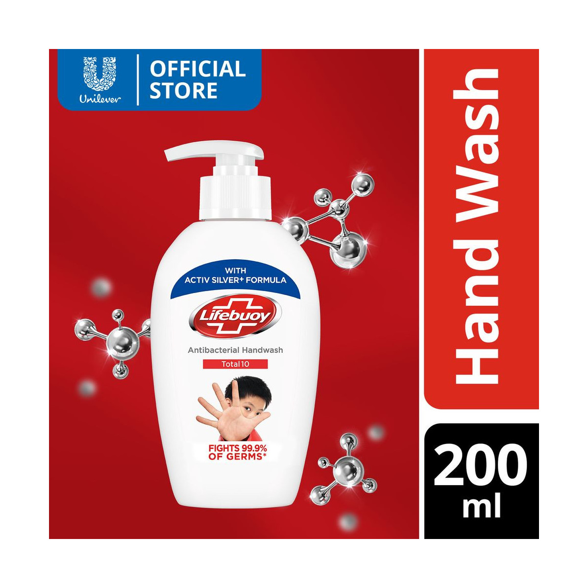 Lifebuoy Antibacterial Handwash Total 10 200ml