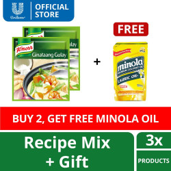 Knorr Ginataang Gulay Recipe Mix 29g with free Minola Oil 100ml (2+1)