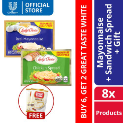 Lady's Choice Chicken Sandwich Spread 27ml and Real Mayonnaise 27ml Bundle with Free Coffee
