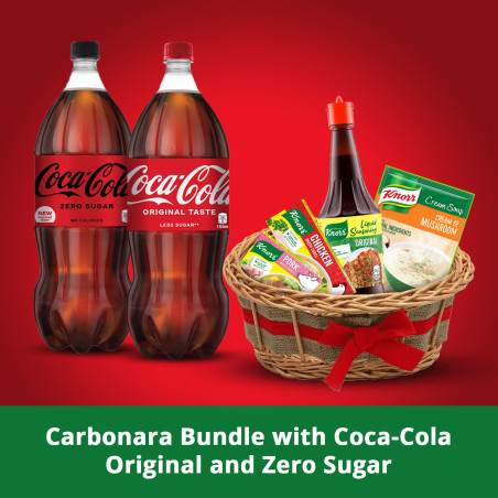 Carbonara Bundle with Coca-Cola Original and Zero Sugar