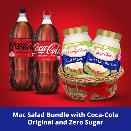Mac Salad Bundle with Coca-Cola Original and Zero Sugar