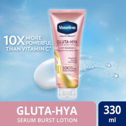Vaseline Healthy Bright Gluta-Hya Serum Lotion Dewy Radiance 330ML