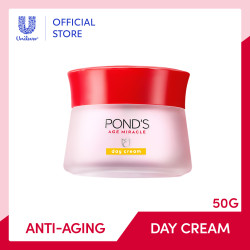 POND'S Age Miracle Anti Aging Day Cream SPF 18 with Retinol C and Niacinamide for Skin Renewal 50g