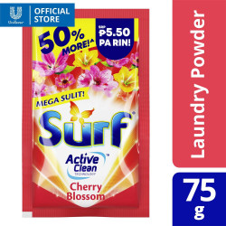 Surf Powder Detergent Cherry Blossom 75G Sachet