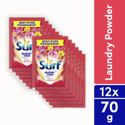 Surf Cherry Blossom Laundry Powder Detergent 70g Sachet
