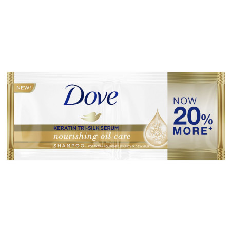 [BUNDLE OF 12] Dove Shampoo Nourishing Oil Care 12ML