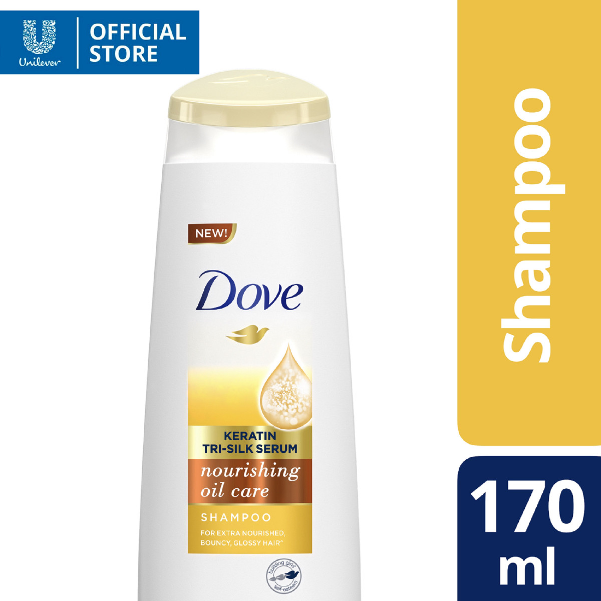 Dove Shampoo Nourishing Oil Care 170ML