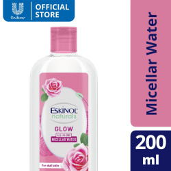 Eskinol Naturals Micellar Water Glow 200ml with Natural Rose Extracts