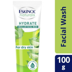Eskinol Naturals Micellar Facial Wash Hydrate 100g with Natural Aloe Extracts
